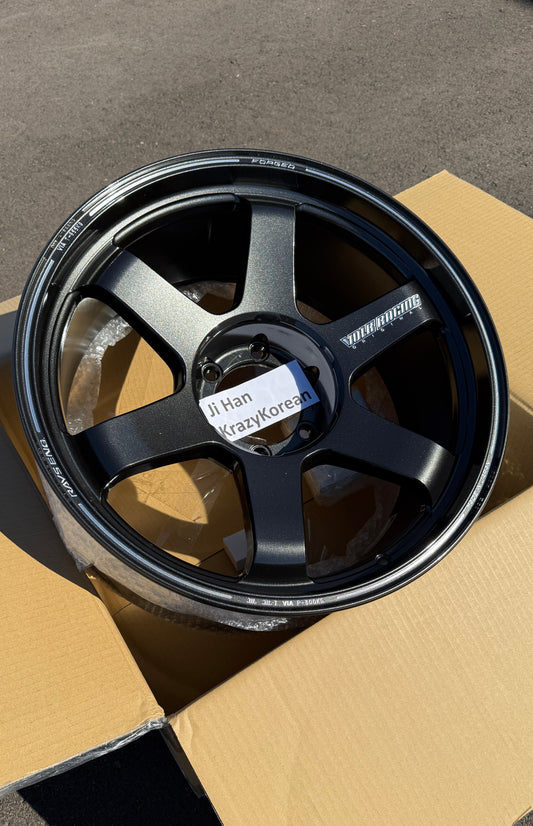 Volk Racing 20 inch TE37 Ultra Large P.C.D. Diamond Dark Gunmetal