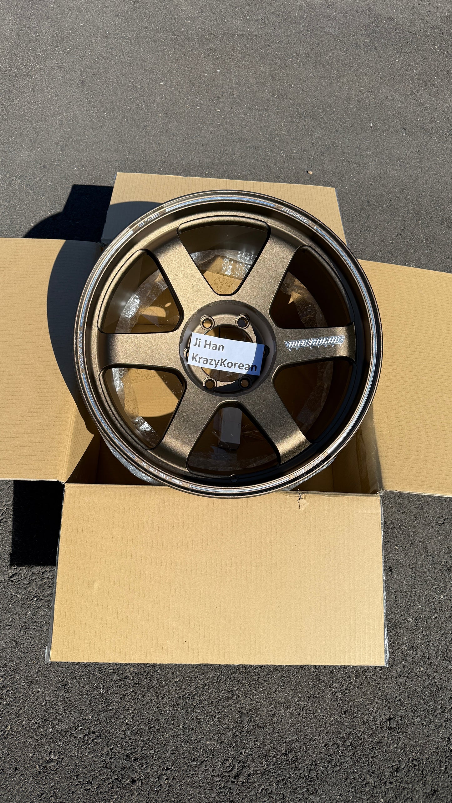 Volk Racing 20 inch TE37 Ultra Large P.C.D. Bronze